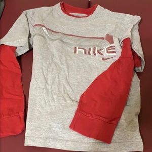 Boys long sleeve Nike tee